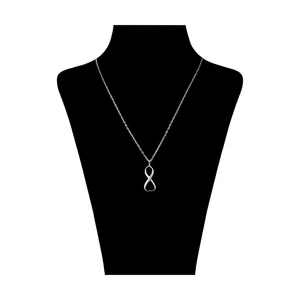 گردنبند نقره زنانه طرح بی نهایت مدل عشق کد az-02  