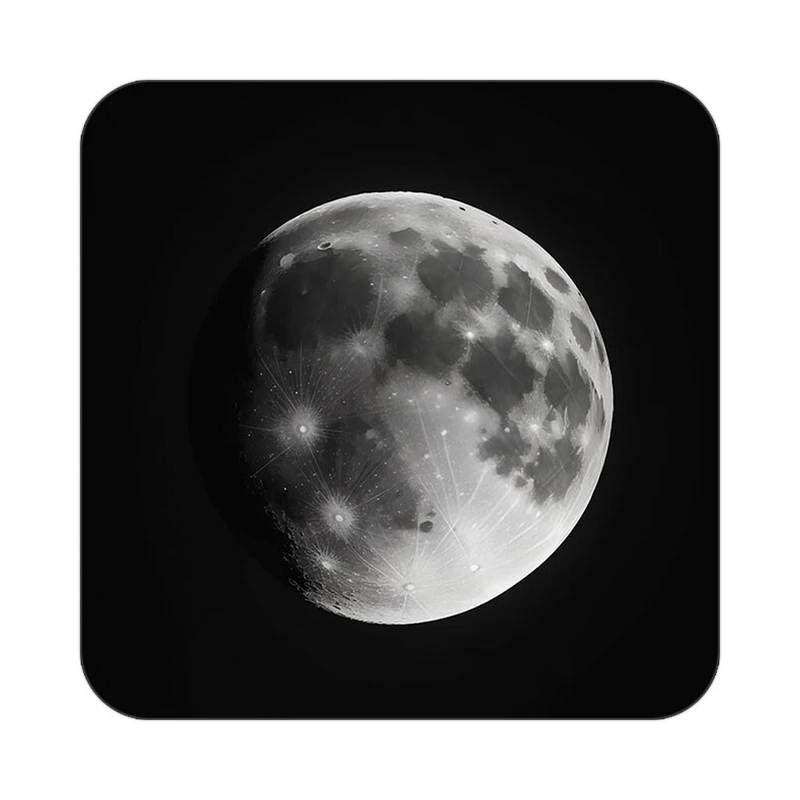 زیر لیوانی کاکتی طرح ماه و ستاره مدل mp52980