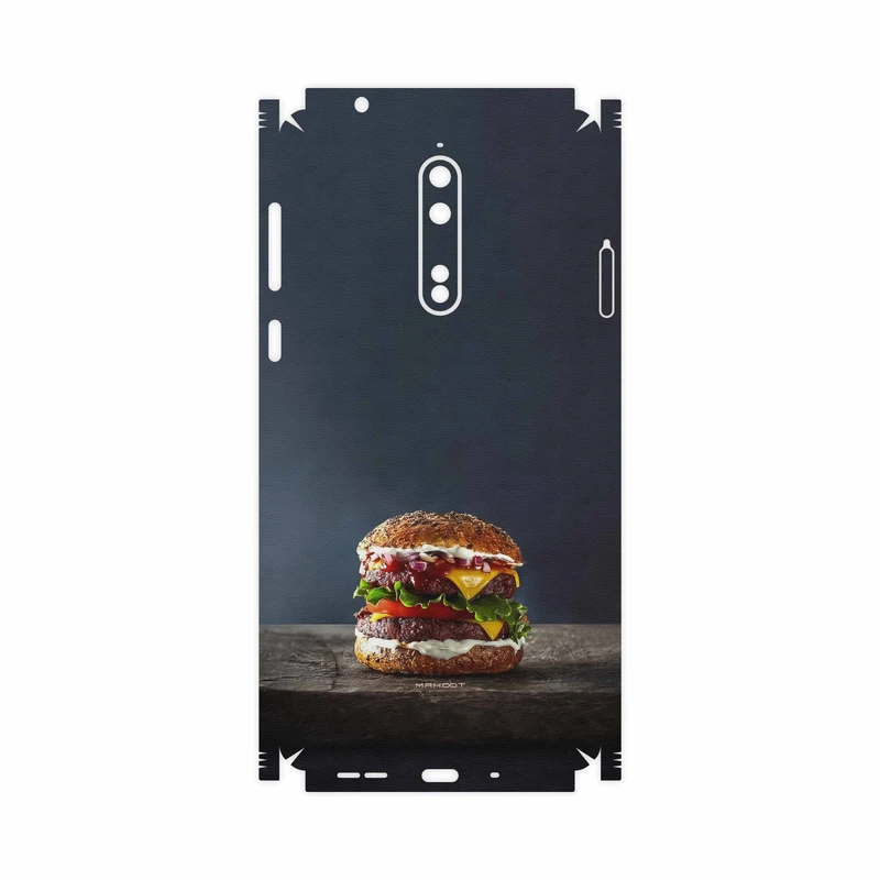برچسب پوششی ماهوت مدل Hamburger-FullSkin مناسب برای گوشی موبایل نوکیا 8