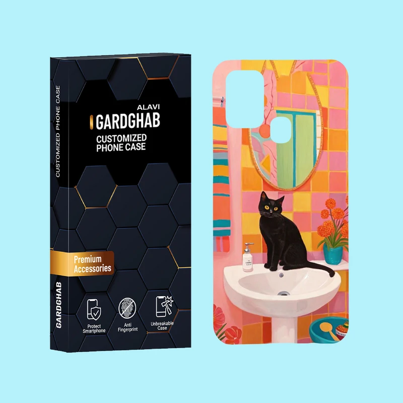 کاور گارد قاب علوی مدل هنری مناسب برای گوشی موبایل سامسونگ Galaxy M31