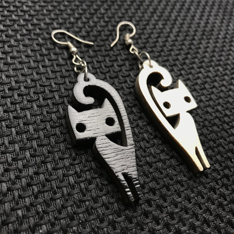 گوشواره دخترانه مدل گربه گوشواره دخترانه مدل گربه