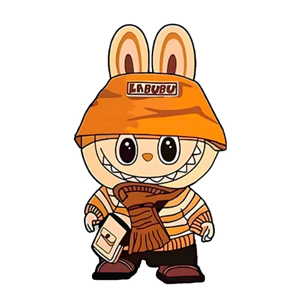 استیکر پارچه و لباس پاد آفرین طرح لبوبو کد 25