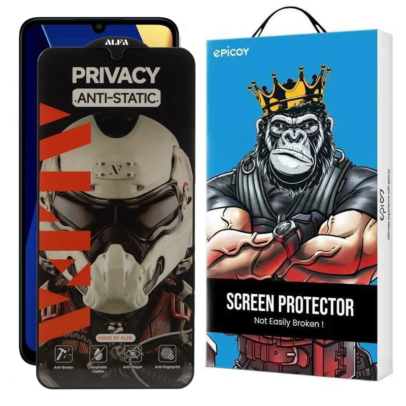 محافظ صفحه نمایش حریم شخصی اپیکوی مدل Alpha مناسب برای گوشی موبایل شیائومی Redmi 13C/Poco C65