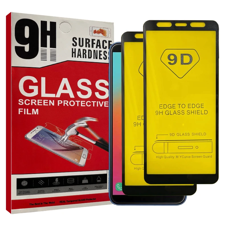  محافظ صفحه نمایش شیشه ای گلس مدل Resistant مناسب برای گوشی موبایل سامسونگ Galaxy J8 بسته دو عددی