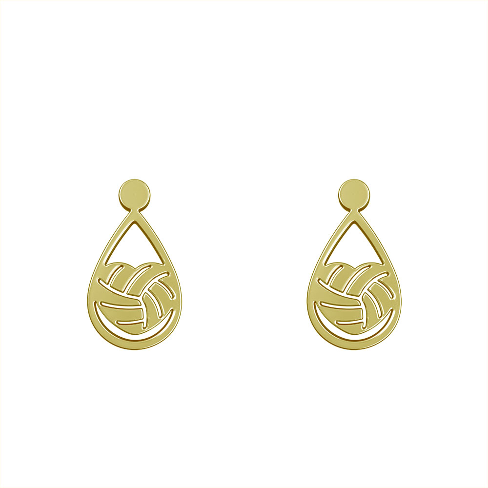 گوشواره طلا 18 عیار زنانه مدوپد مدل قلب کد GA1-11223