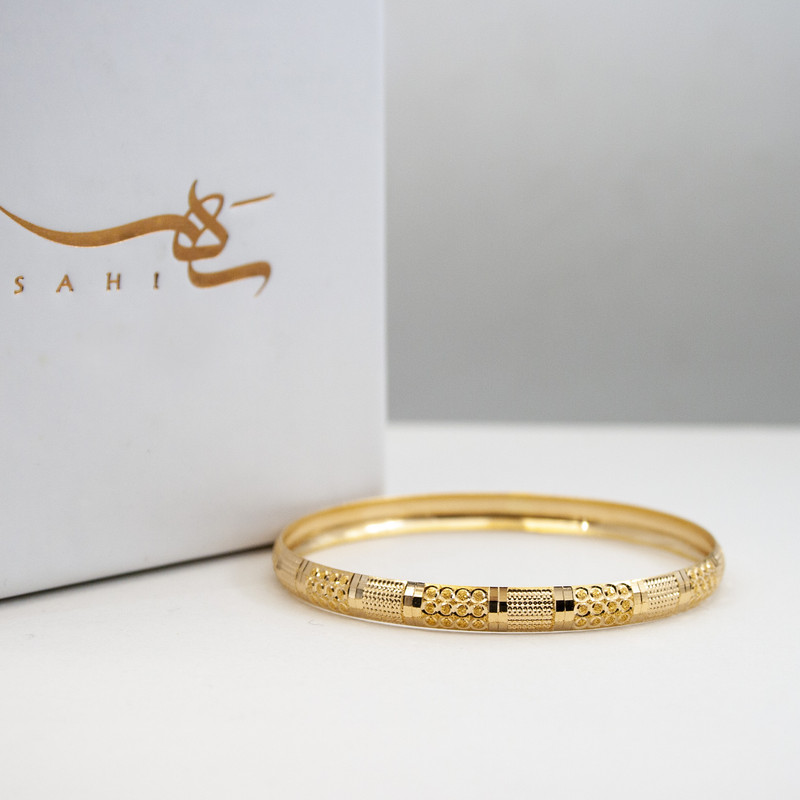 النگو طلا 18 عیار زنانه سهی مدل VB65-3