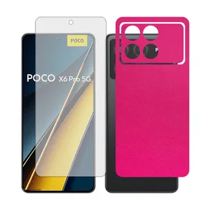 Glass Together model matte Screen Protector Suitable for Xiaomi Poco X6 Pro Mobile Phone with Back cover sticker