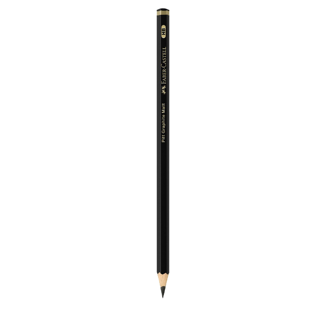 مداد طراحی فابر کاستل مدل pitt graphite matt-hb کد 160232