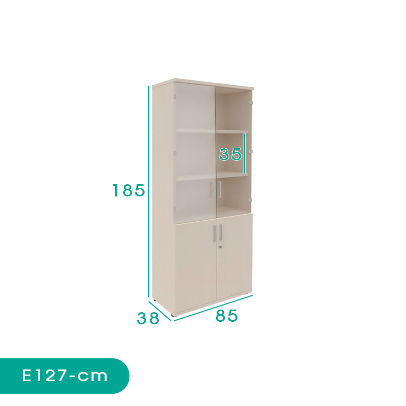 کمد اداری اسمردیس مدل E127 - MDF