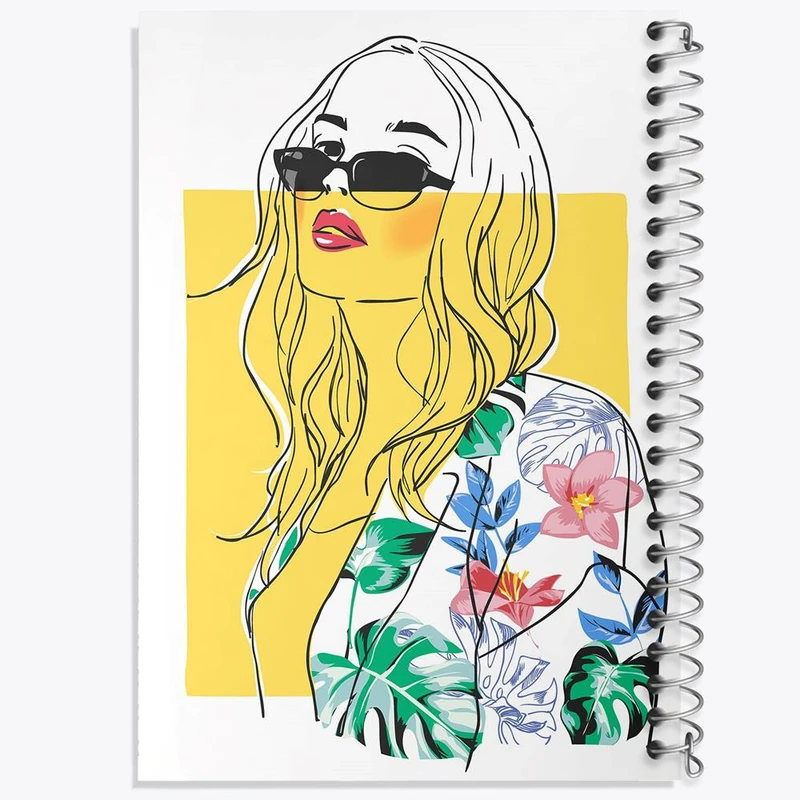 دفتر لیست خرید 50 برگ خندالو طرح دختر قوی Girl Power کد 28951