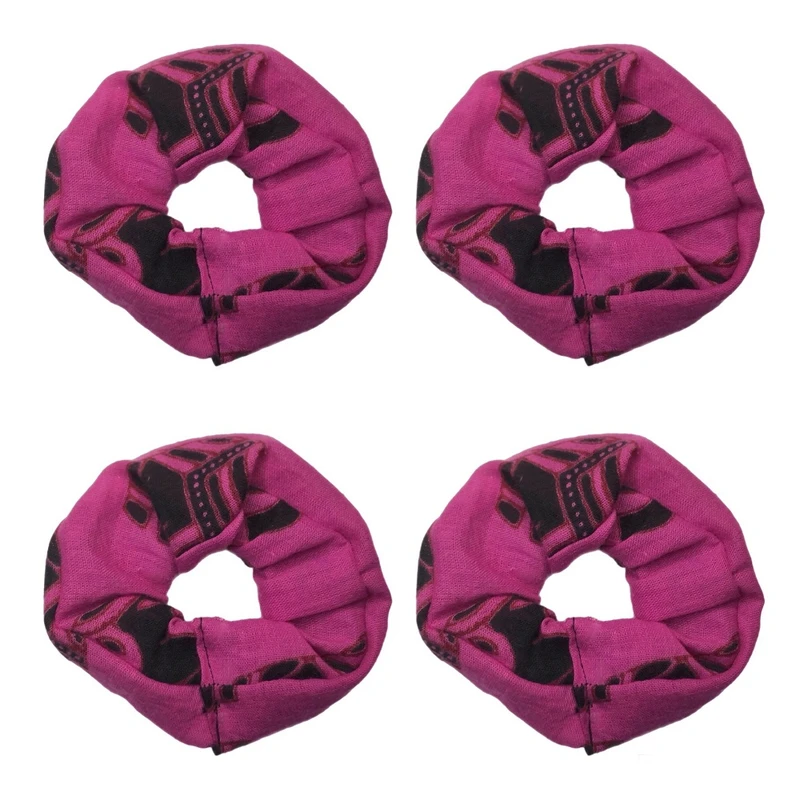 کش مو زنانه مدل اسکرانچی بسته 4 عددی