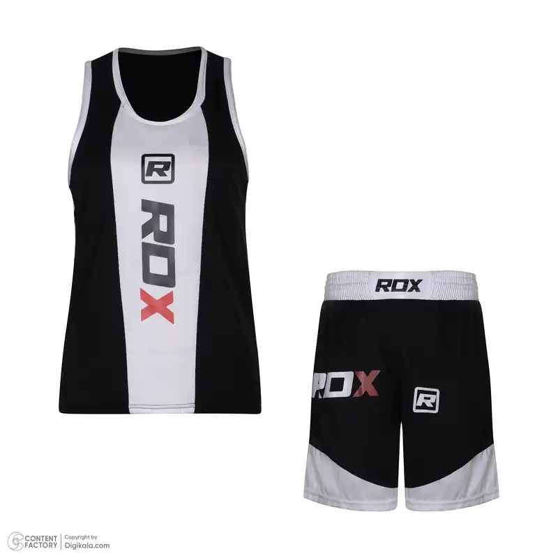 ست رکابی و شلوارک ورزشی مردانه مدل.BLA.BOXING.2024