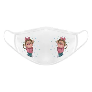ماسک تزیینی بچگانه طرح میمون خجالتی کد 617015