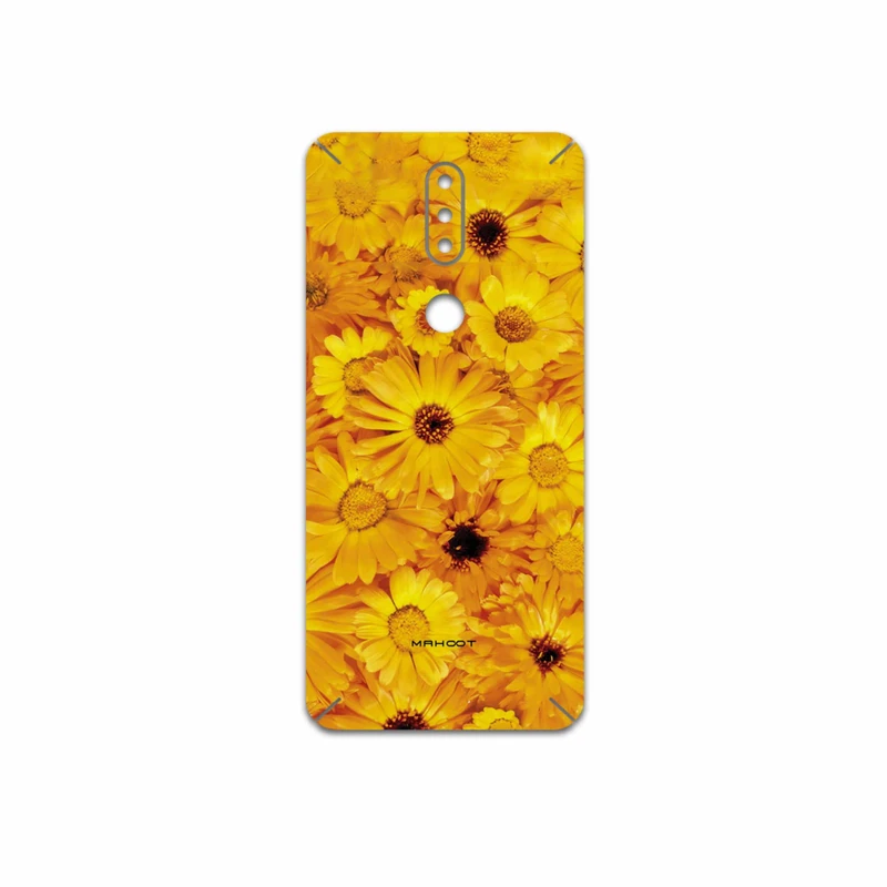 برچسب پوششی ماهوت مدل Yellow-Flower مناسب برای گوشی موبایل نوکیا 2.4
