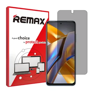 Remax brand shockproof Privacy screen protector glass for Xiaomi Poco M5s