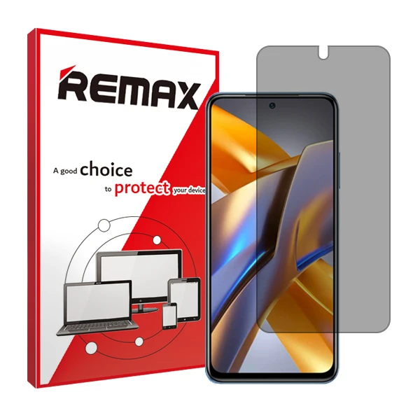 محافظ صفحه نمایش حریم شخصی ریمکس مدل HyPRV مناسب برای گوشی موبایل شیائومی Poco M5s