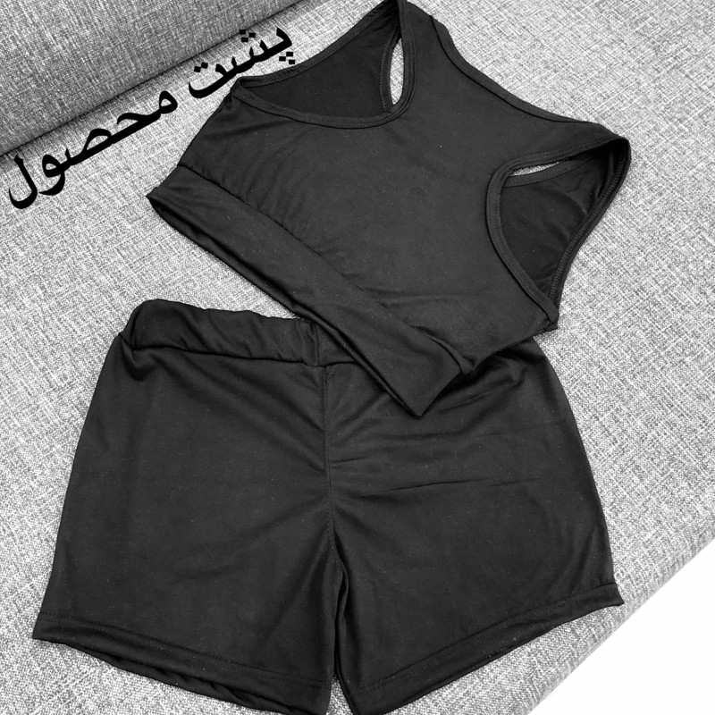 ست تاپ و شلوارک زنانه مدل 13