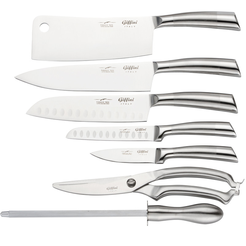 سرویس چاقو اشپزخانه 8 پارچه جی فی نی مدل G-01