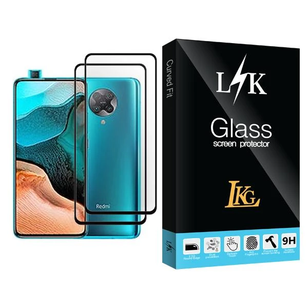 محافظ صفحه نمایش ال کا جی مدل LK Glass MIX002 مناسب برای گوشی موبایل شیائومی Redmi K30 Pro بسته دو عددی