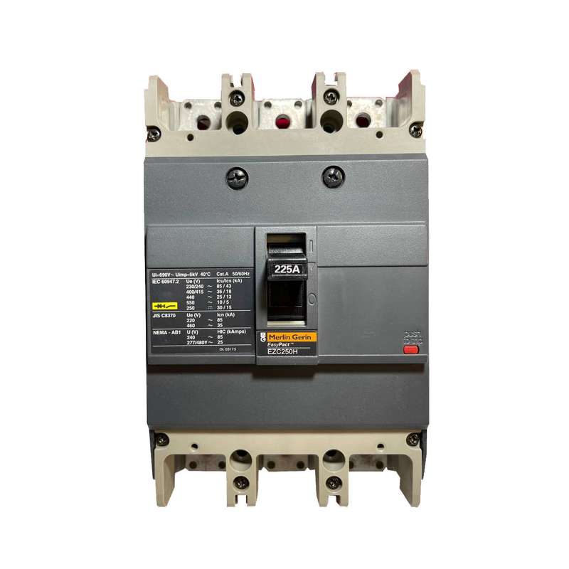 کلید اتوماتیک سه پل 225 آمپر اشنایدر مدل  EasyPact EZC250H3225AA FIX