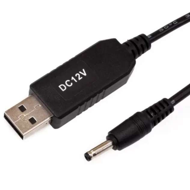 کابل تبدیل USB به DC مدل V12  طول 1 متر