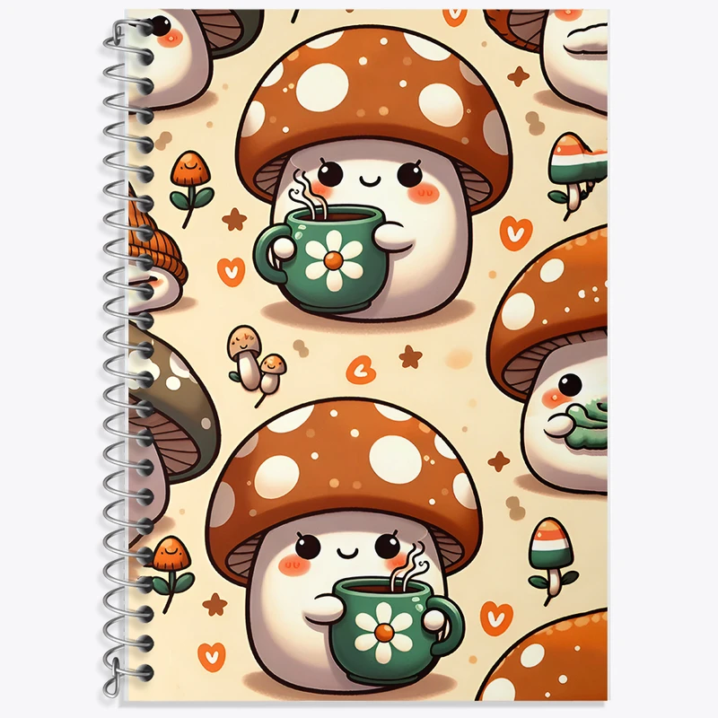 دفتر نت موسیقی 50 برگ خندالو طرح قارچ کیوت کد N5959