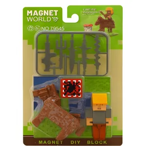 ساختنی 9 تکه مگنت ورلد مدل ماینکرفت مگنتی