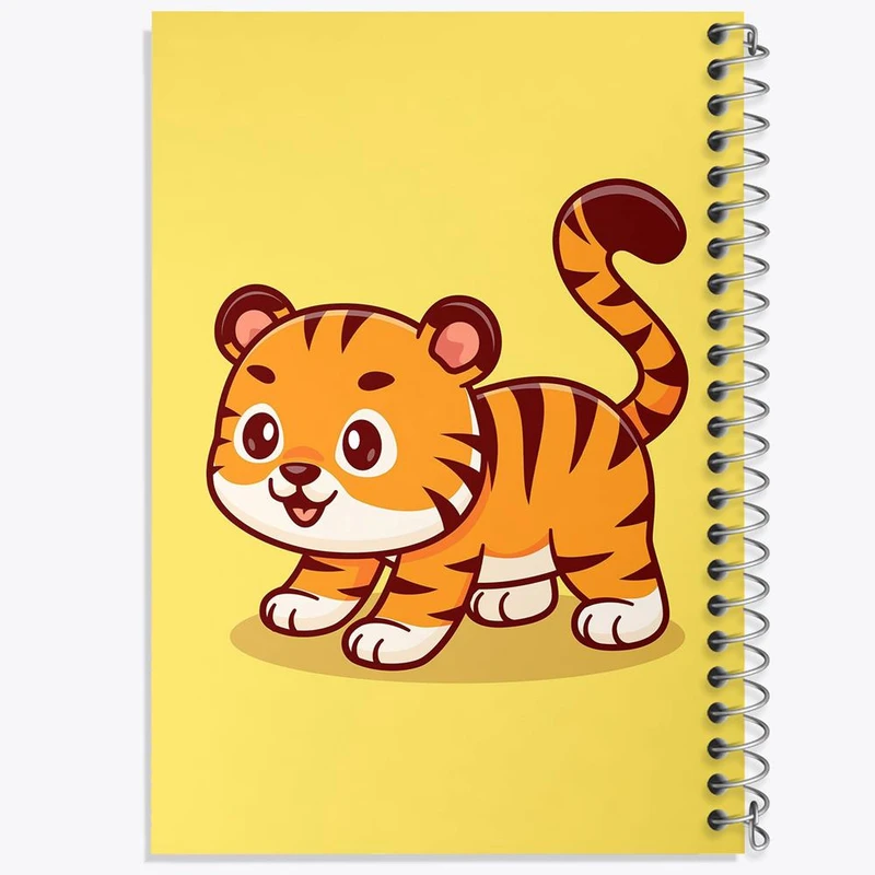 دفتر لیست خرید 50 برگ خندالو طرح ببر کد 25403