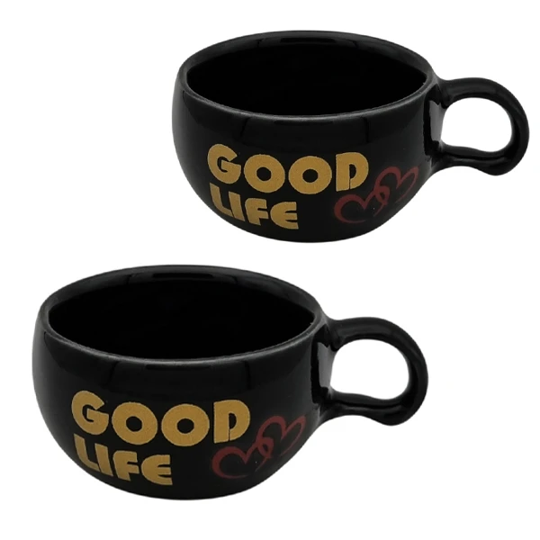 فنجان مدل شقایق کد 12153xgoodlife مجموعه 2 عددی