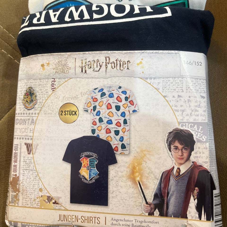 تی شرت آستین کوتاه پسرانه هری پاتر مدل New 2024 مجموعه دو عددی -  - 6