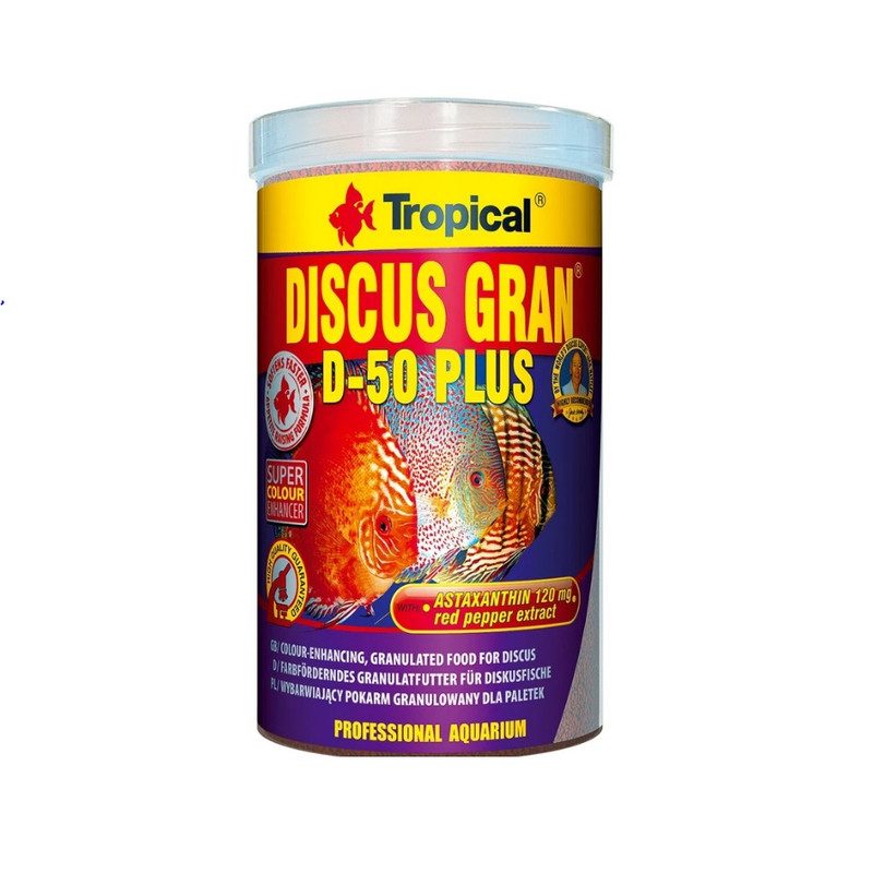 غذای ماهی تروپیکال مدل Discus Gran D-50 Plus وزن 110 گرم