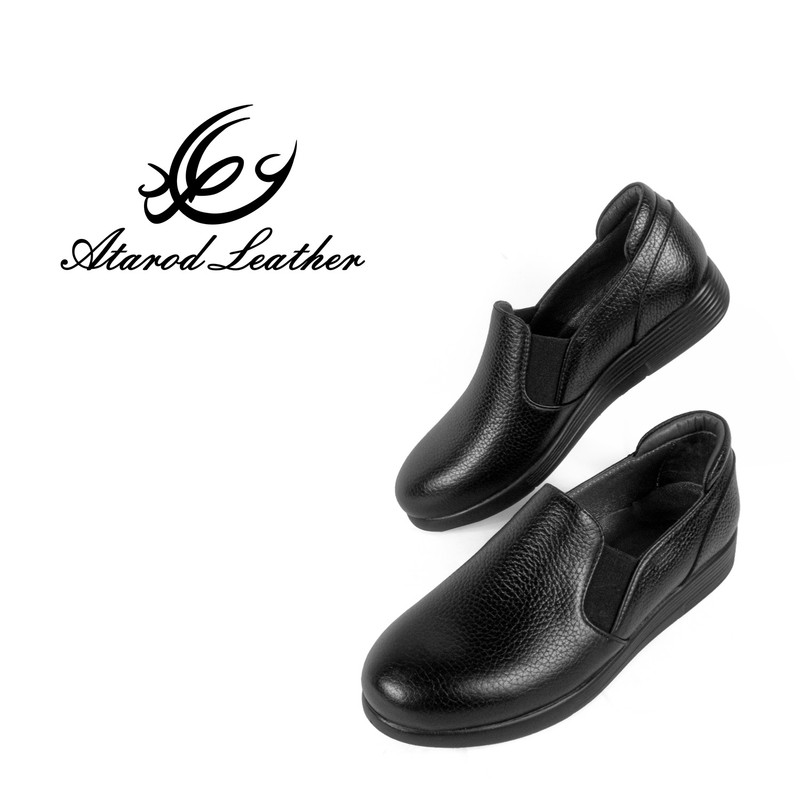 کفش روزمره زنانه چرم عطارد مدل چرم طبیعی کد SH388