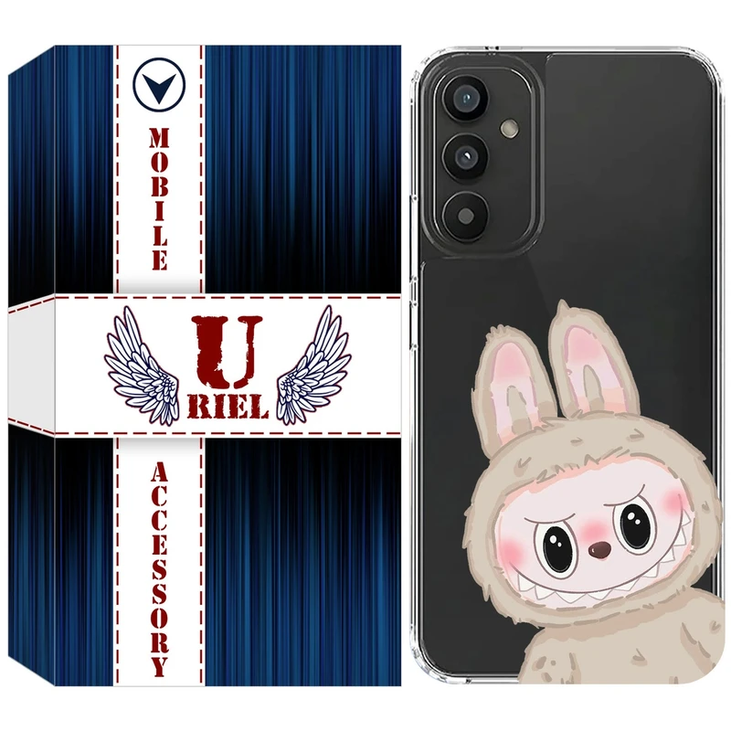 کاور یوریل مدل Clear کد 119 طرح لبوبو Labubu مناسب برای گوشی  موبایل سامسونگ Galaxy S25 FE