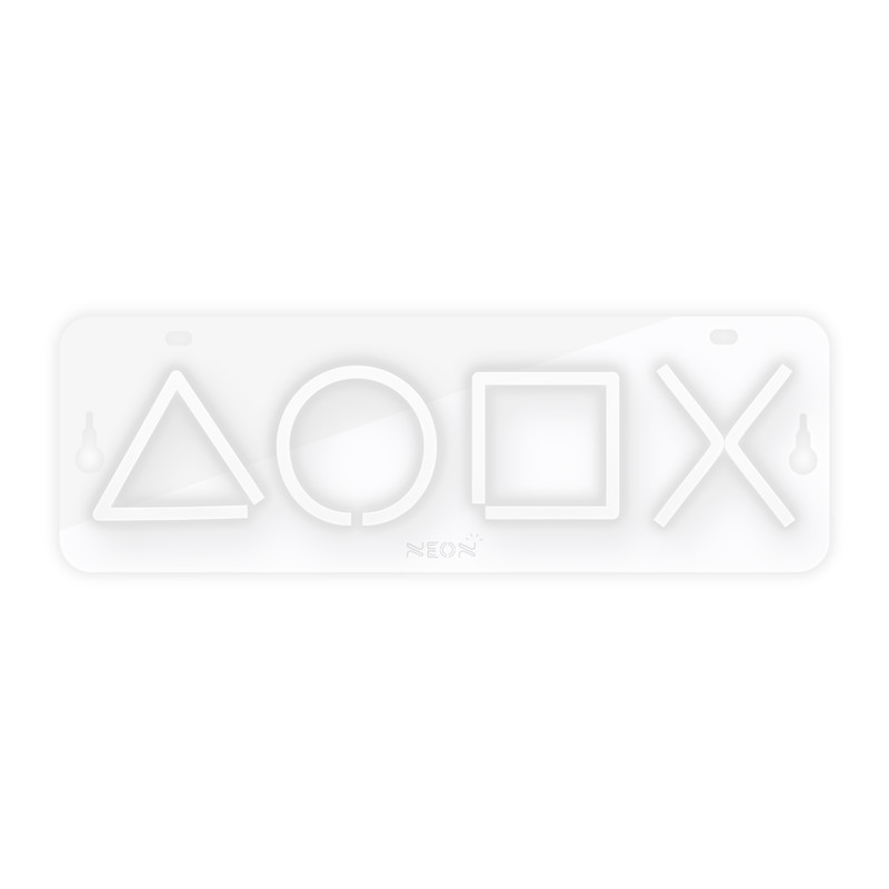 چراغ دیواری نئون دیزاین طرح Ps-Keyes_WHT