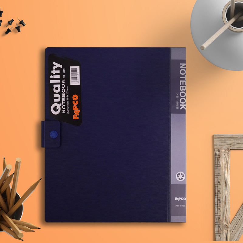 دفتر کلاسوری 200 برگ پاپکو مدل NB-608R