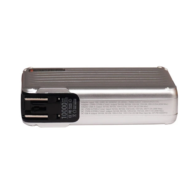 پاوربانک کی نت پلاس مدل KP-PB10000P40 ظرفیت 10000 میلی آمپر ساعت