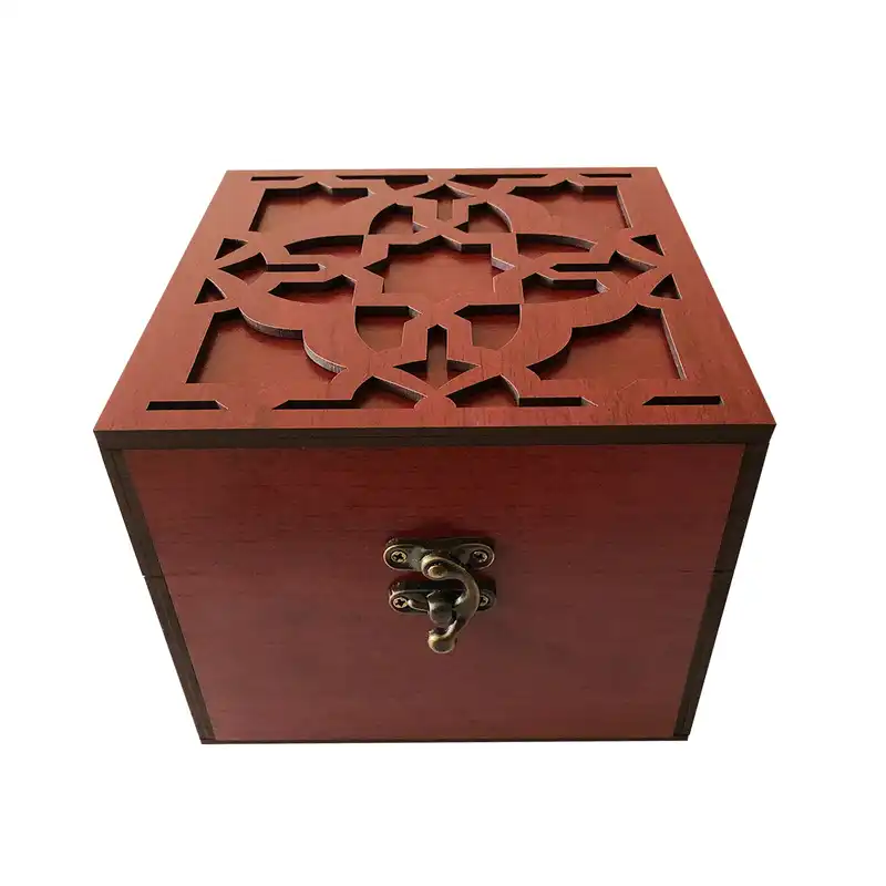 جعبه هدیه چوبی مدل j114