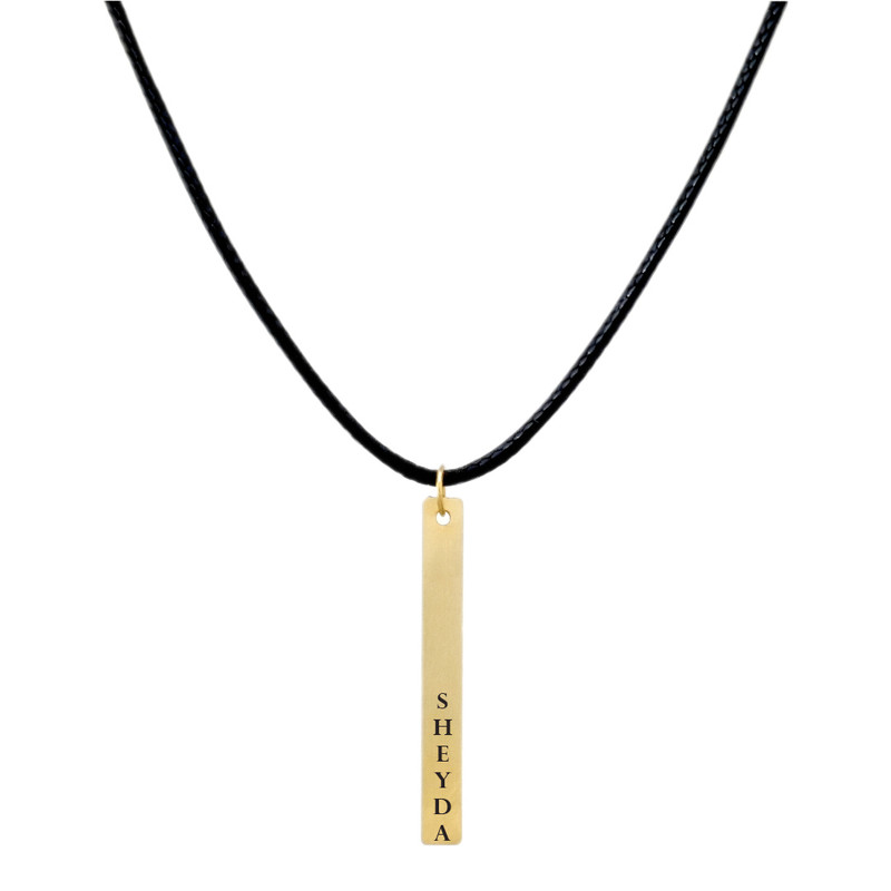 گردنبند طلا 18 عیار زنانه لیردا مدل اسم شیدا  9011