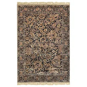 فرش ماشینی عرش طرح بهراد زمینه طلایی