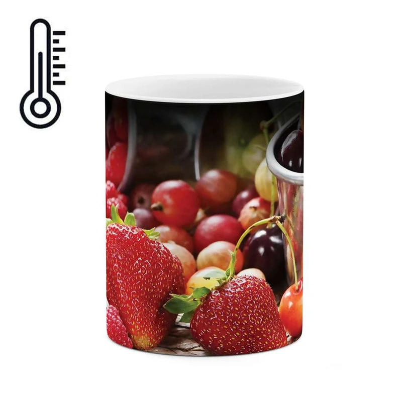 ماگ حرارتی کاکتی مدل توت فرنگی کد mgh10257