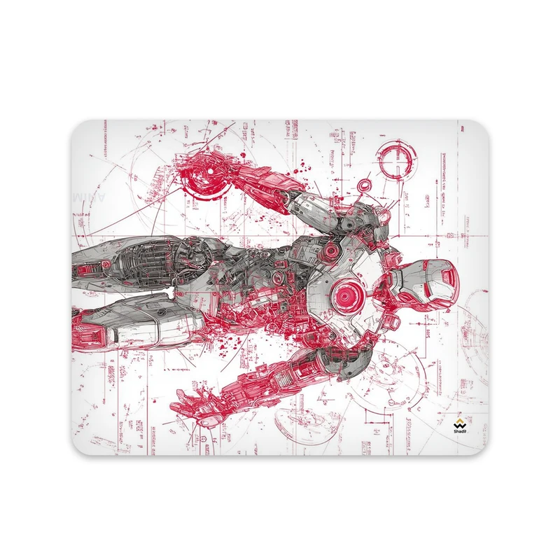 ماوس پد شادیت مدل Iron Man کد321 سایز 24*19 سانتی متر