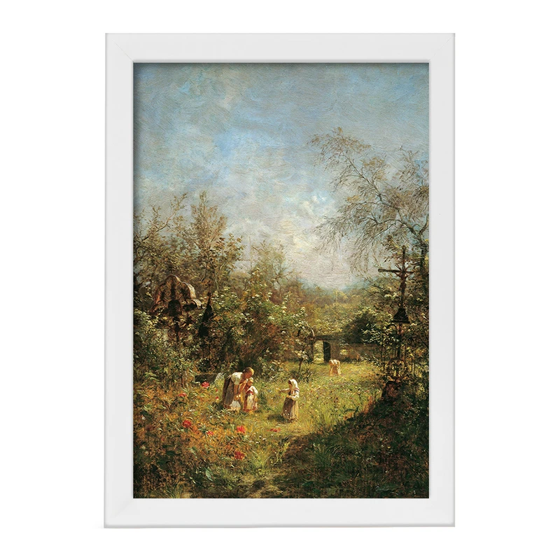 تابلو خندالو مدل نقاشی ورفالنر فریدهوف در گویسرن اثر اولگا ویزینگر کد F12475