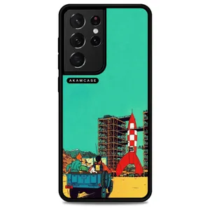 AKAM AMC-WSGS21U-TINTIN-17 Cover For Samsung Galaxy S21 Ultra