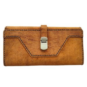 کیف پول چرمی مدل سگک دار کد Sch-kf65