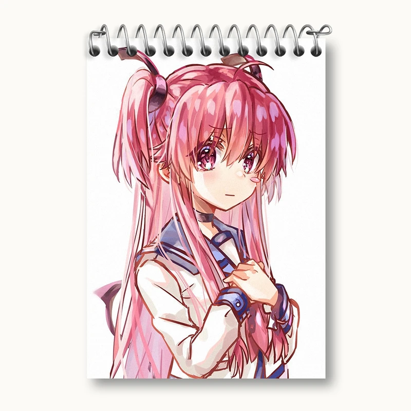 دفتر یادداشت 50 برگ خندالو مدل یویی انیمه آنجل بیتس کد 31930