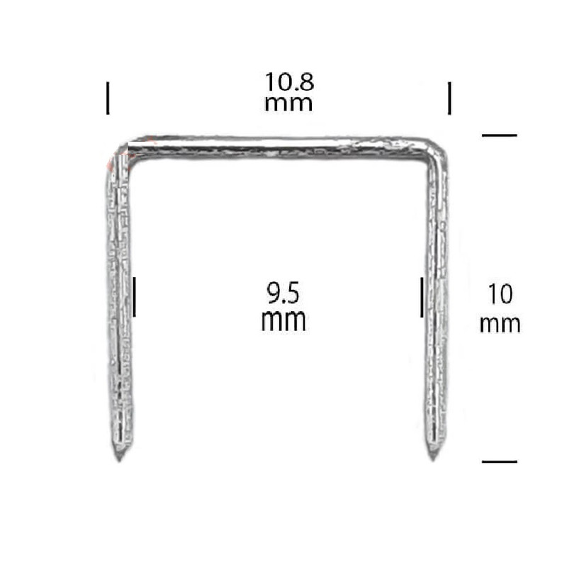 سوزن منگنه تینا فلز مدل 14010 بسته 2000 عددی