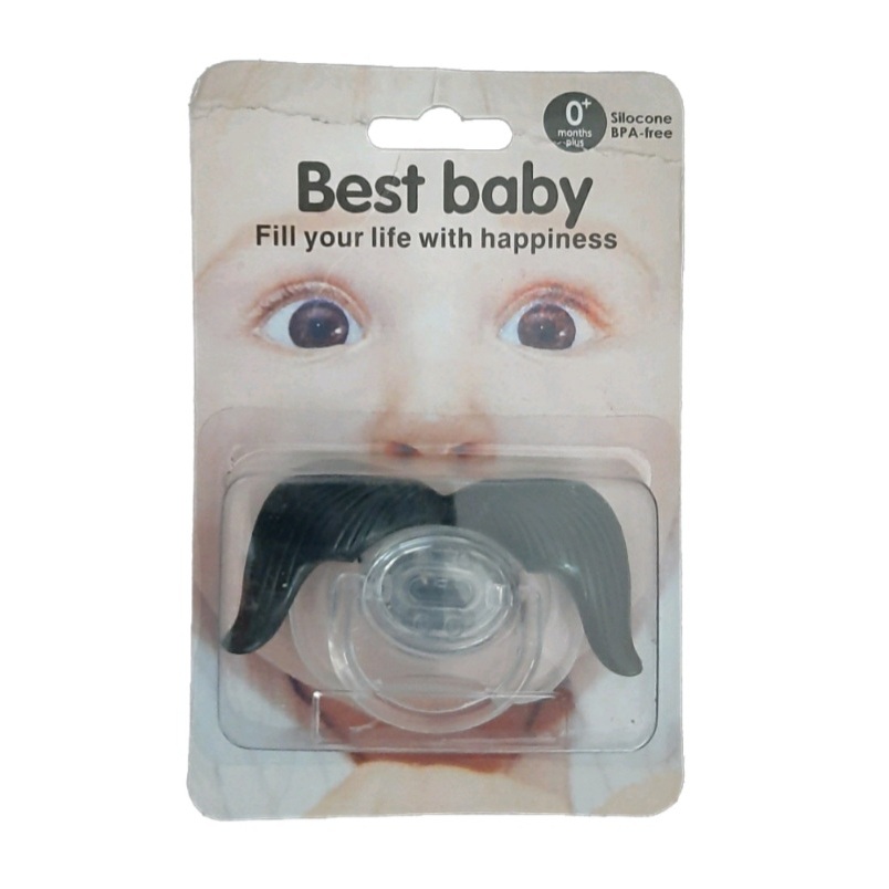 پستانک ارتودنسی طرح سبیل مدل Best baby کد 103