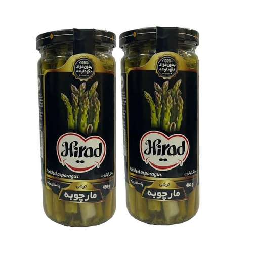 ترشی مارچوبه هیراد - 460 گرم بسته دو عددی