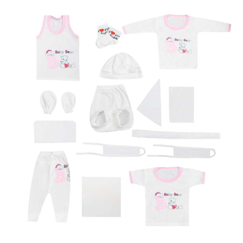 ست 15 تکه لباس نوزادی مدل p 15