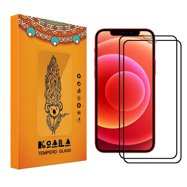 محافظ صفحه نمایش کوآلا مدل Fade مناسب برای گوشی موبایل اپل Iphone 12mini بسته دو عددی